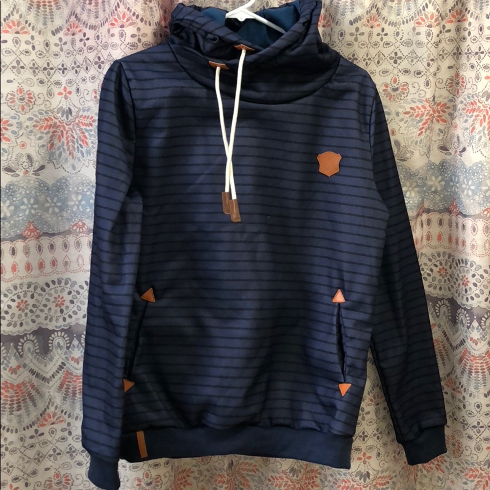 Cowl neck hoodie